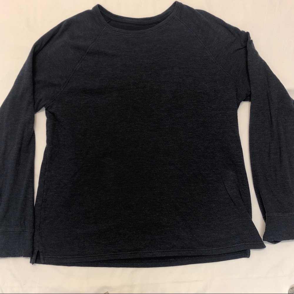 Goodfellow blue double lined long sleeve s…